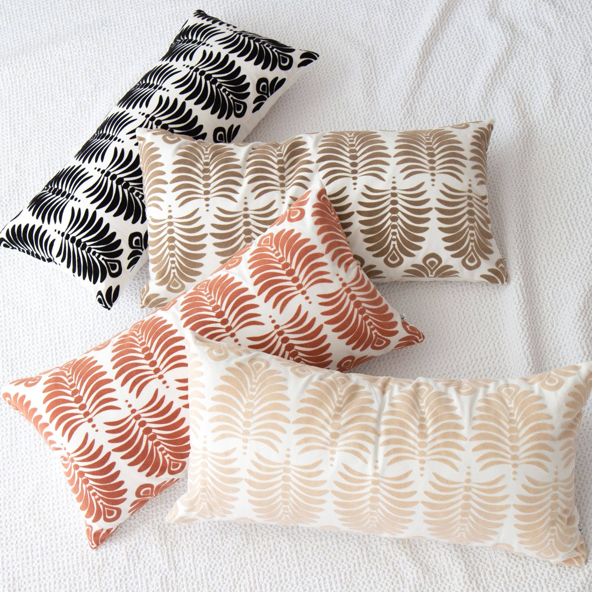 Espresso Serena Damask Pillow Cover – Elegant,  Decorative Cushion for wholesale on Faire1