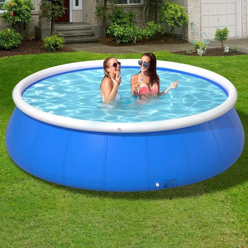 39F Inc. - Vente Jeu gonflable - Piscine Gonflable Papillon, 366*76cm, PVC Bleu6