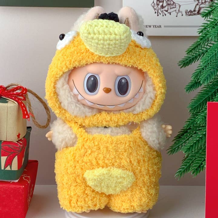 Lilyrosy(Duty free) - Wholesale Stuffed/Plush Toy - Kids & Baby - Handmade Crochet Labubu Outfit – Pokémon Eevee Series4