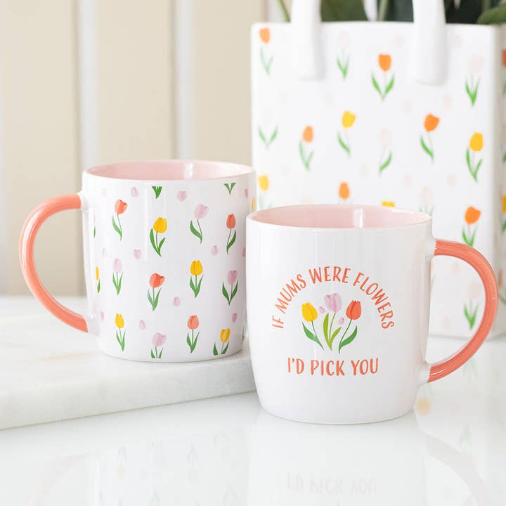 Something Different Wholesale - Wholesale Coffee mug - Tulip Print Mug5