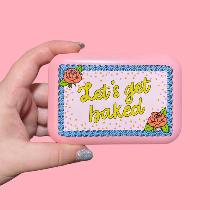 The Peach Fuzz - Wholesale Decorative Box - Let's Get Baked Stash Box