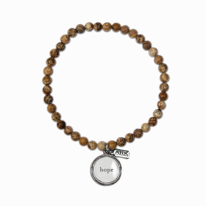 ARK Mini Jasper Stone Stretch Bracelet "hope" for wholesale by ARKHOUSE®