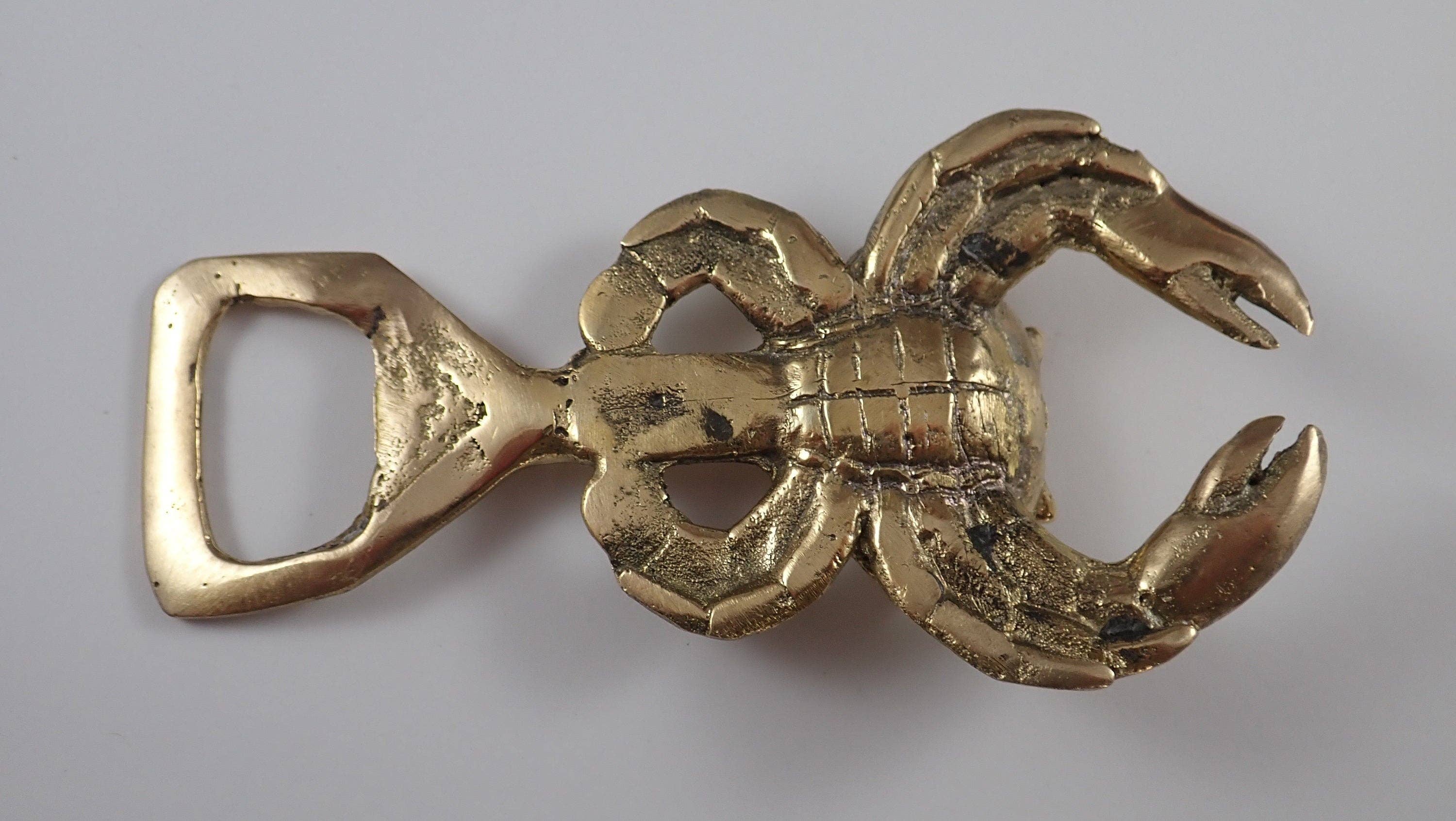 Ubud Glass - Wholesale Bottle/Wine Opener - Unique Crab brass bottle opener - Exquisite Handcrafted Art Piece1