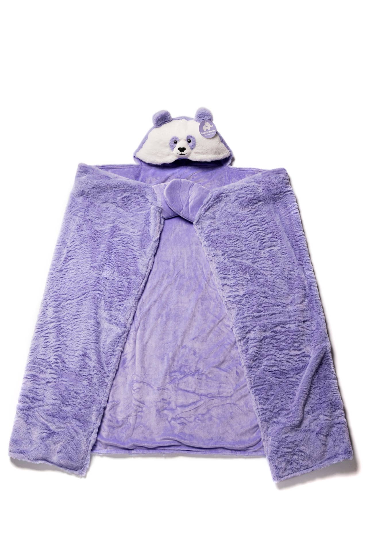 Plushland - Wholesale Security/Cuddle Blanket - Baby - Cuddleworks Weighted Plush Hooded Blanket - Sensory Comfort12