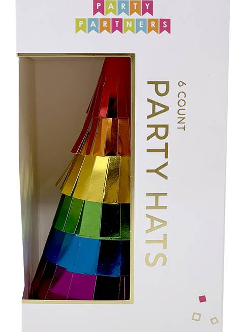 Rainbow Party Hats for wholesale by Party Partners