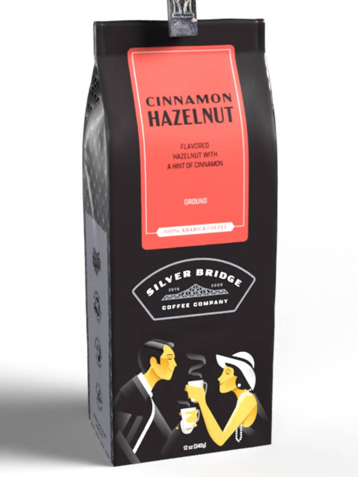 Cinnamon Hazelnut for wholesale by Silver Bridge Coffee Company