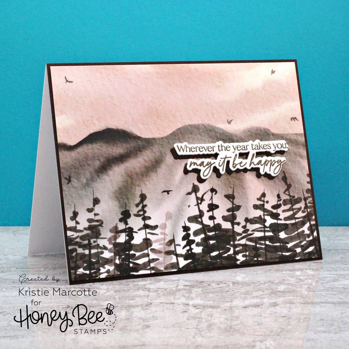 Honey Bee Stamps - Wholesale Rubber/Decorative Stamp - Be Still - 6x6 Photopolymer Stamp Set12