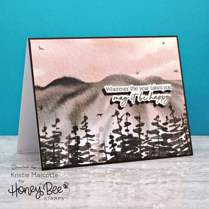 Honey Bee Stamps – Engroshandel Gummistempel/pyntestempel – Vær stille - 6x6 fotopolymer stempelsæt12