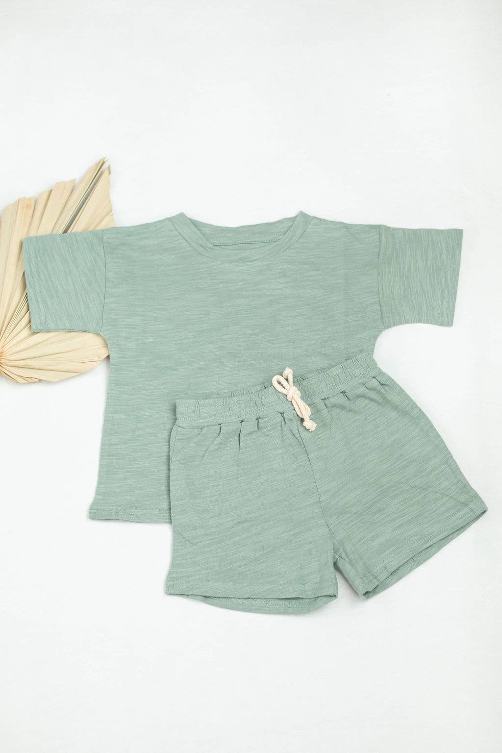 Little Organic Co - Wholesale Lounge Set - Kids - Baby organic Short Sleeve kids Lounge set 4