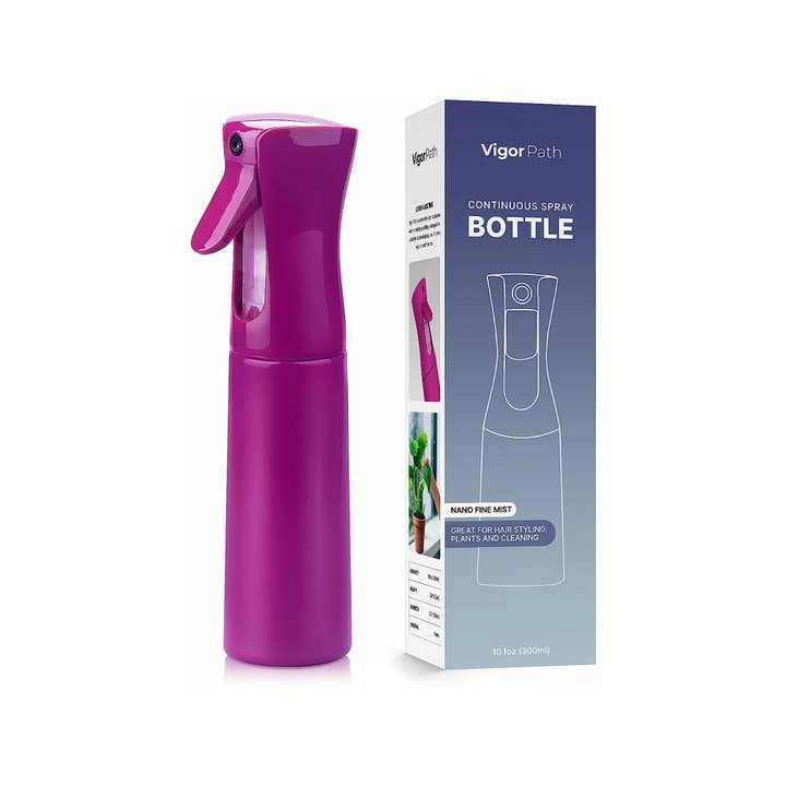 Continuous Spray Bottle with Ultra Fine Mist - Light Purple  for wholesale by Vigor Path