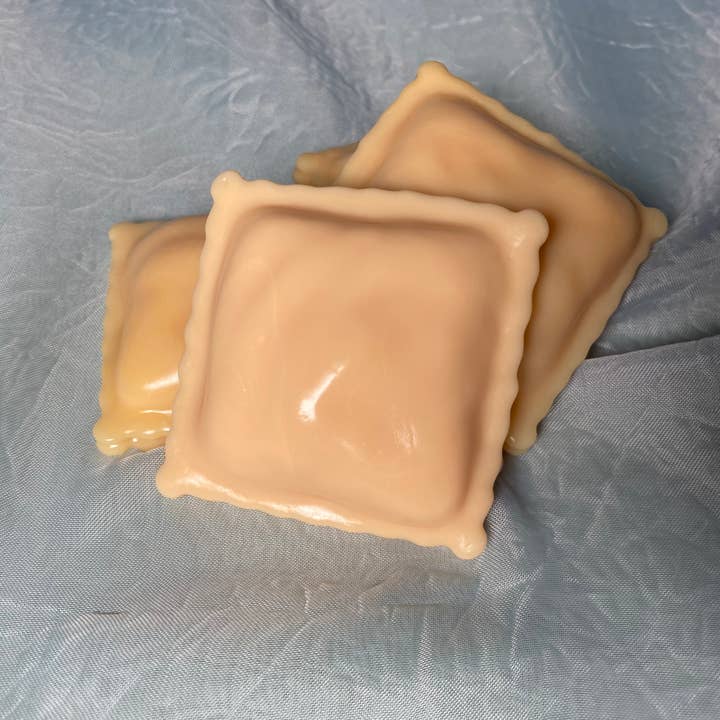 Something Squishy Toys - Wholesale Stress Relief Ball/Dough - Silicone Ravioli Stress Ball - Natural Color, 00-20