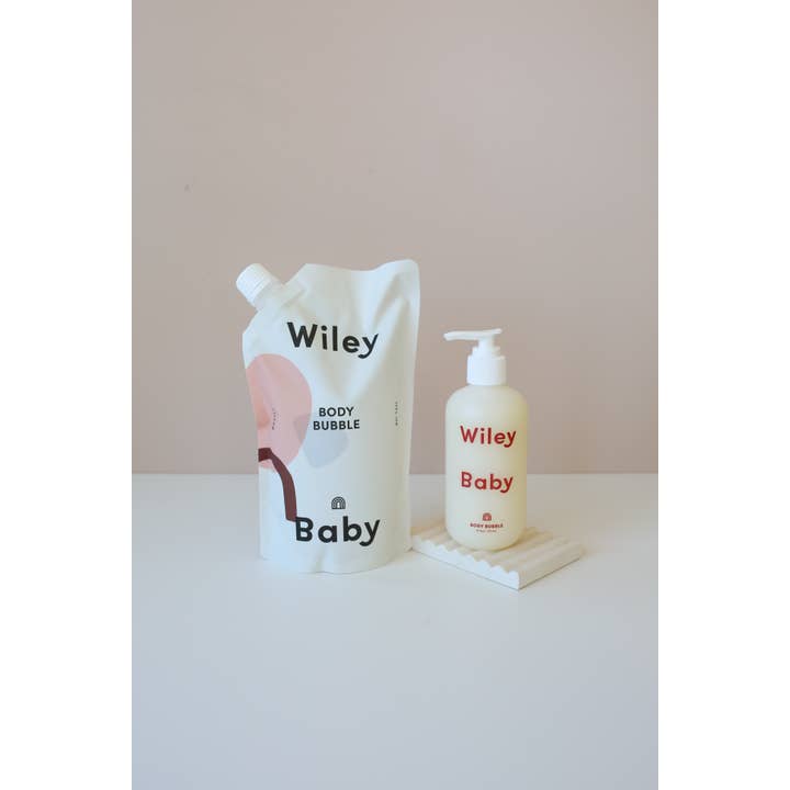 Wiley Body - Vente Gel douche – enfant et bébé - Body Bubble 3-en-1 pour bébé - Pamplemousse et baie de genièvre3
