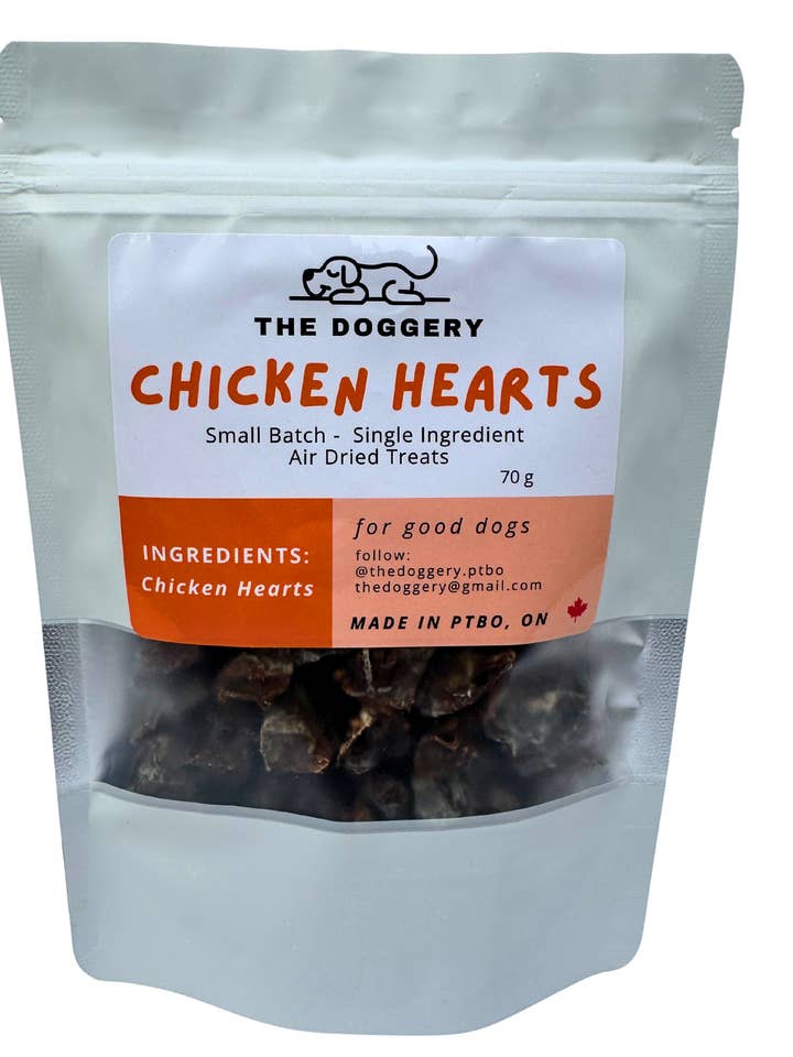 Chicken Hearts for wholesale by The Doggery