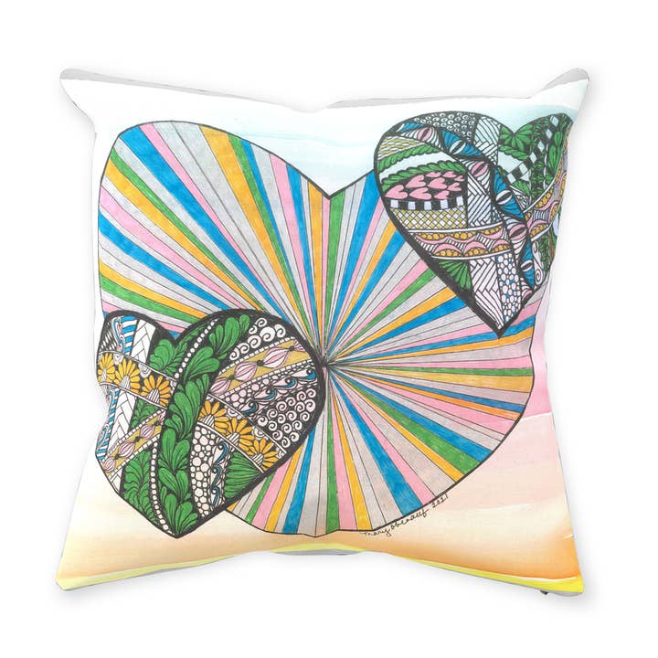 Stråler af kærlighed puder for engroshandel hos Mary O's Imagination