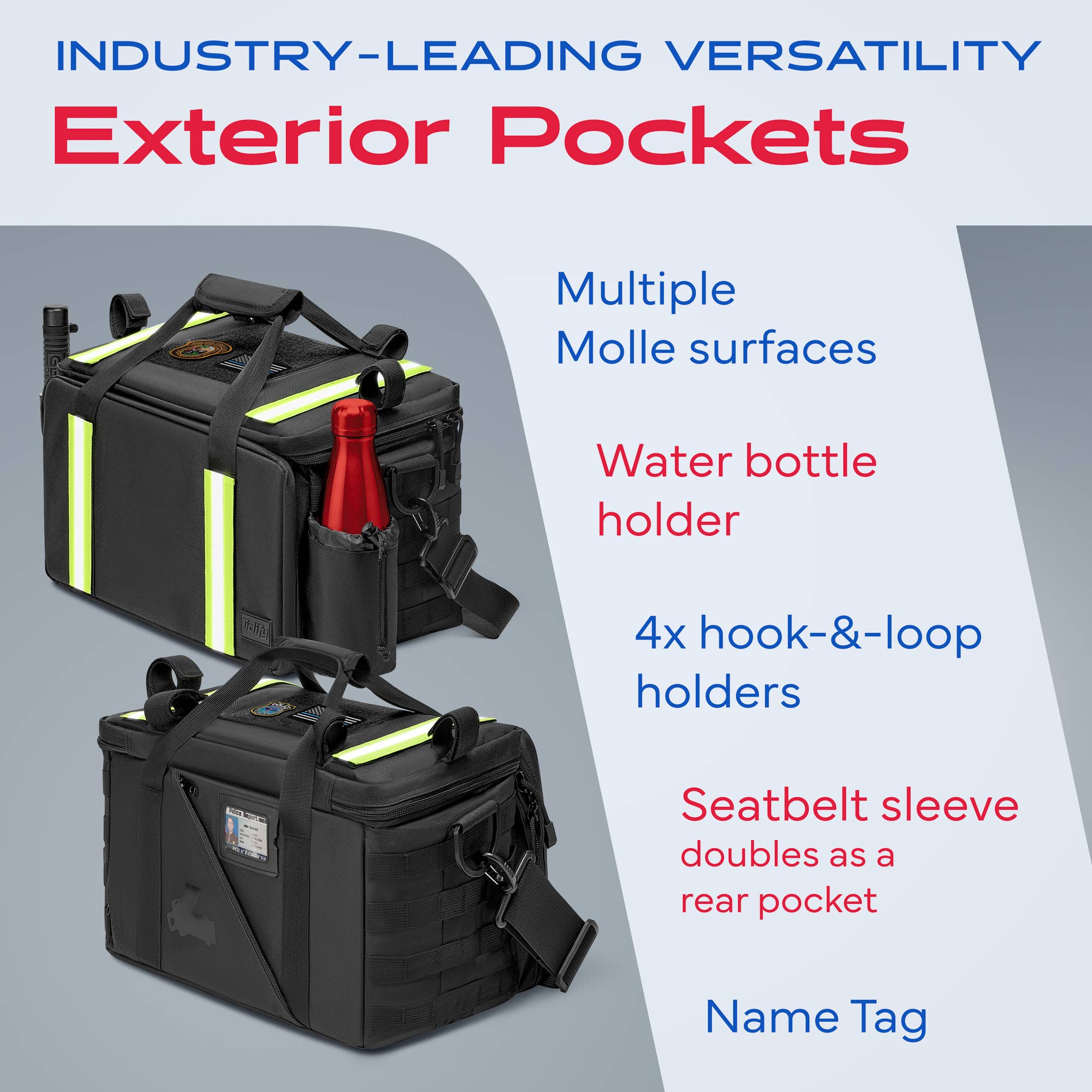 Gradzo - Vente Bacs de rangement - Organisateur de Siège de Patrouille – Organisateur Avant de Voiture3