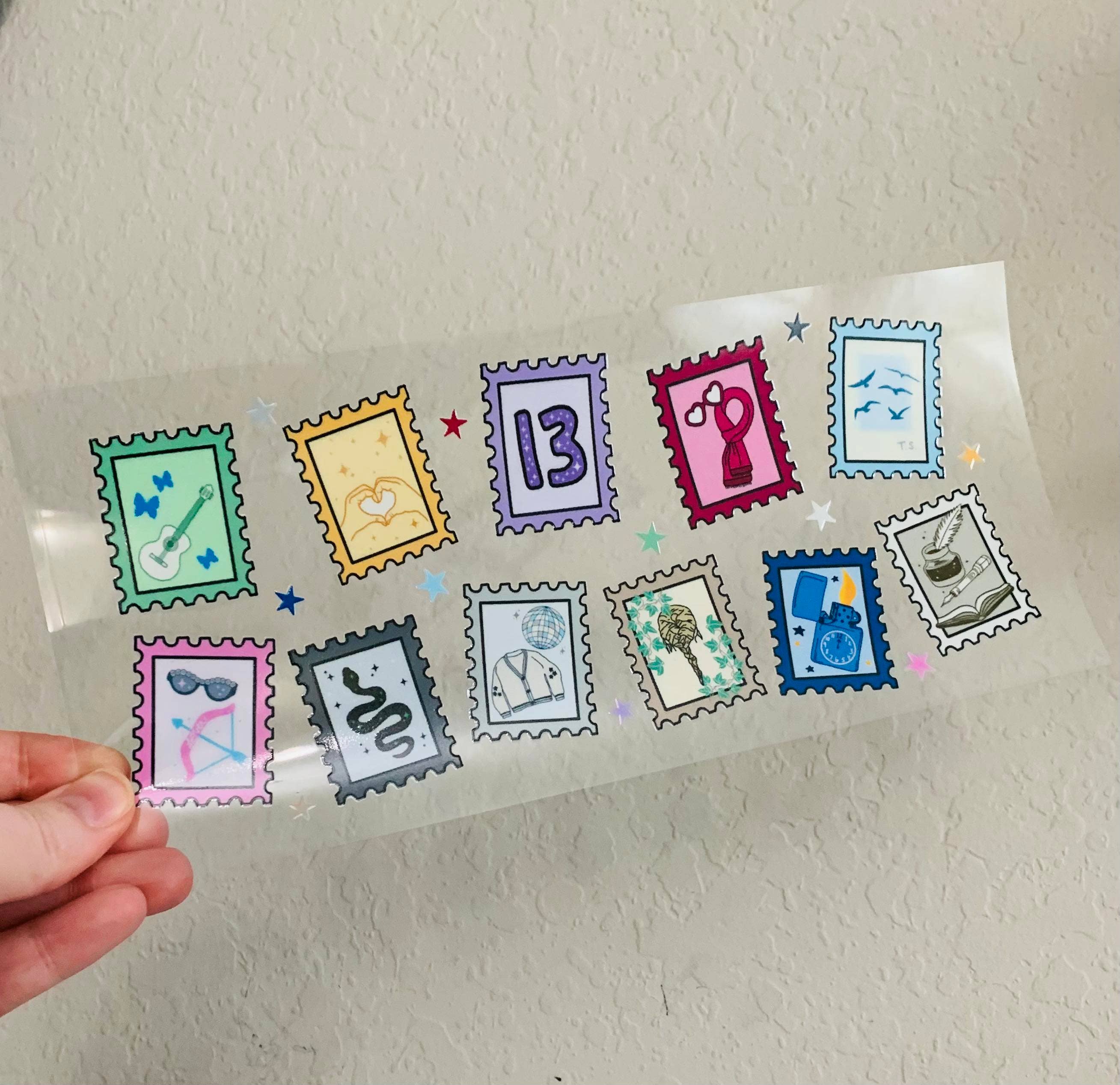 Oily Graphic Creations - Wholesale Sublimation Transfer - TS Album Stamps -16oz UV DTF Wrap2