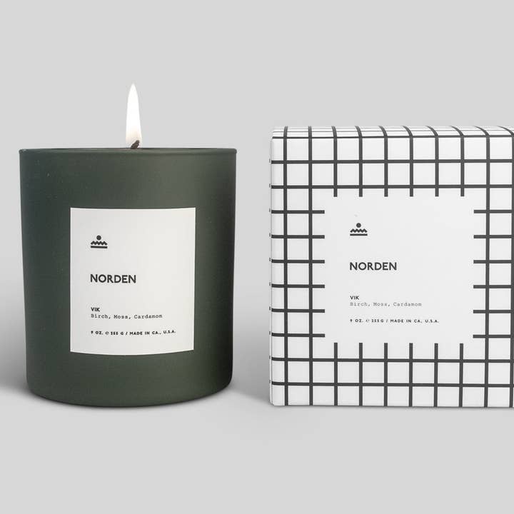 Norden - Vendita all'ingrosso Candela in vasetto - Candela in vetro da 9 once Vik1