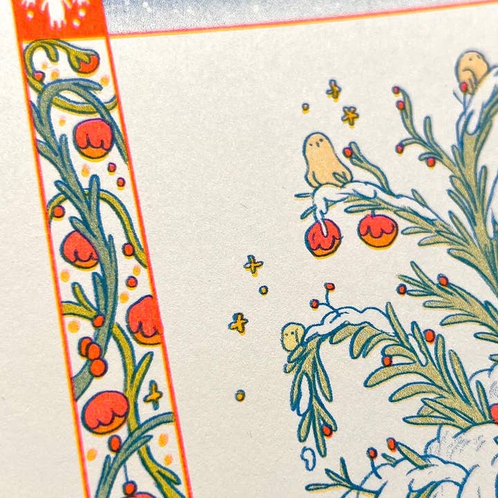 Natalie Andrewson - Wholesale Art Print - Chestnut Fairy Riso Print