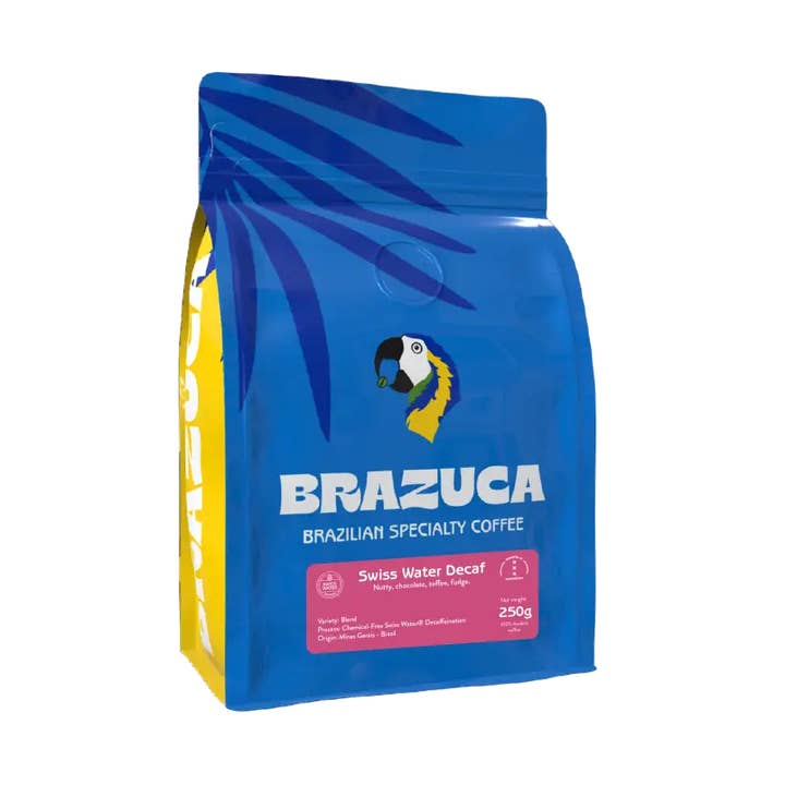 Brasilianskt Swiss Water-avkoffeinerat kaffe för wholesale av Brazuca Coffee