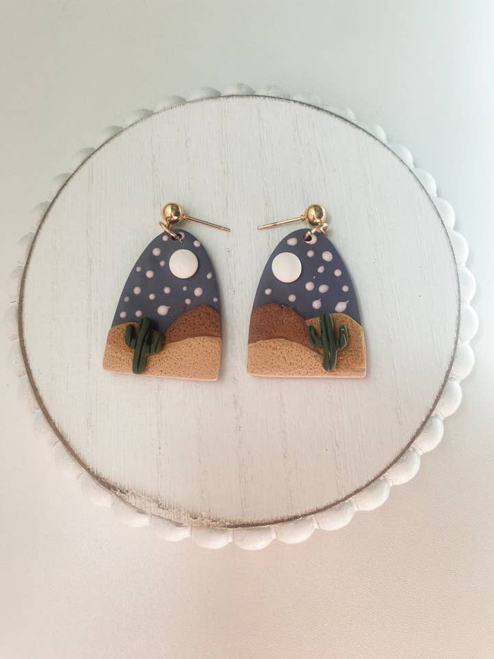 Scène du désert de minuit pour la vente par Boho + Ivory