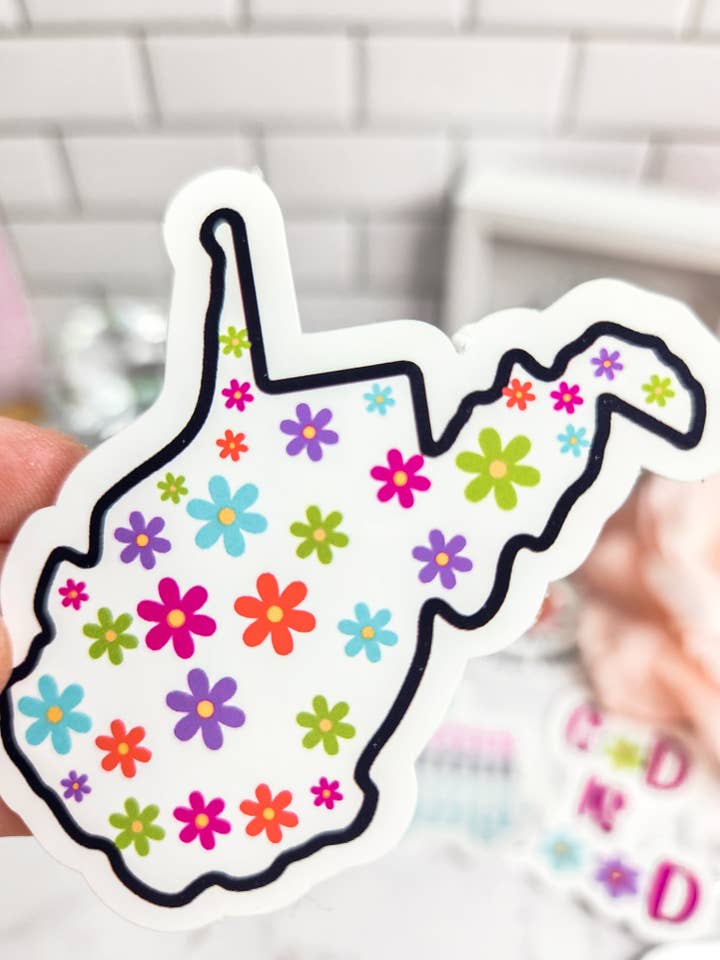 Margaridas no autocolante WV por atacado de Sparkle and Peony