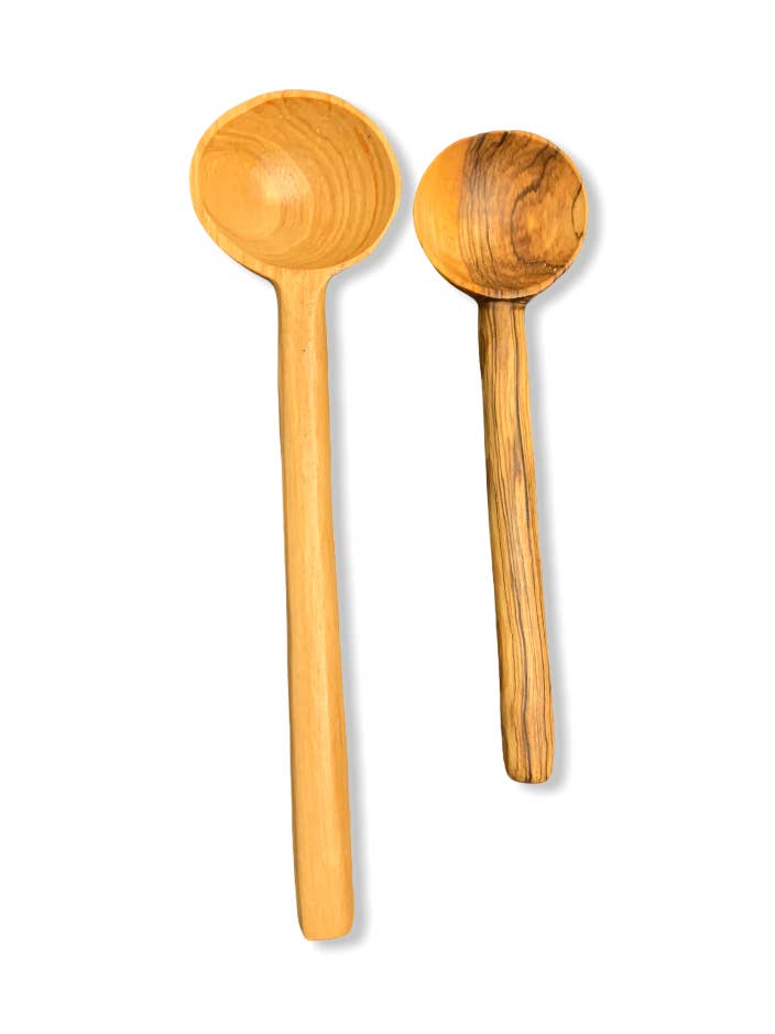 Coffee Plain Wooden Scoop for wholesale by Harkiss Designs