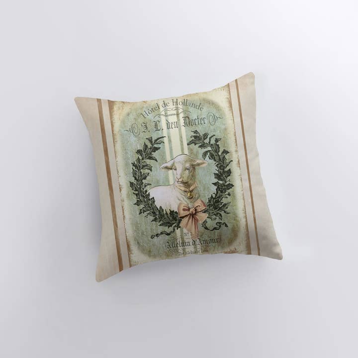 UniikPillows - Vendita all'ingrosso Fodera cuscino decorativo - Agnello | Federa per cuscino | Decorazione della casa | Decorazione della casa | Decorazione rustica | Federe per cuscino accento | Copricuscino | Decorazione estetica della stanza2