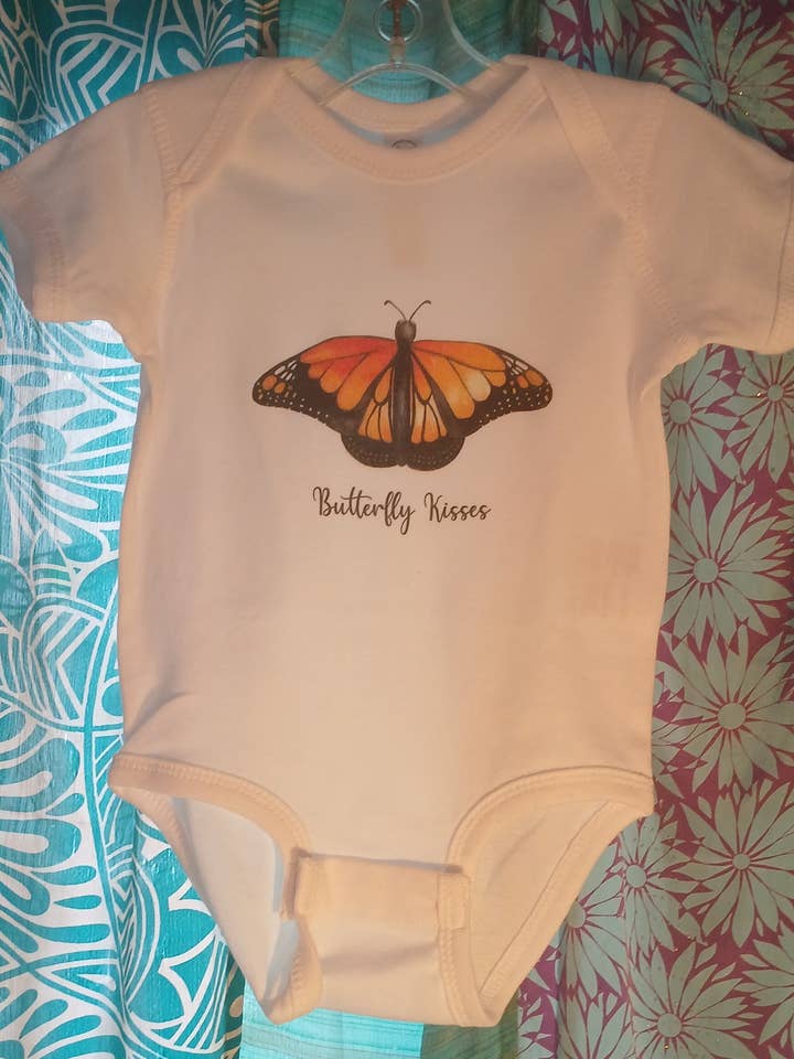 Onesie Monarch voor wholesale door Blue Mermaid Art