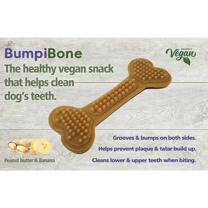 Miro & Makauri – wholesale Pet treats – Dog – Peanut Butter & Banana Dental Bone.1