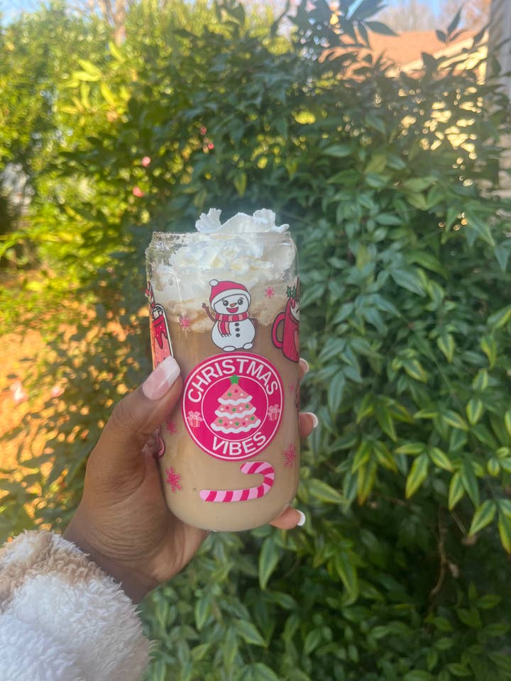 Girly Christmas Cup for wholesale by Love To Create