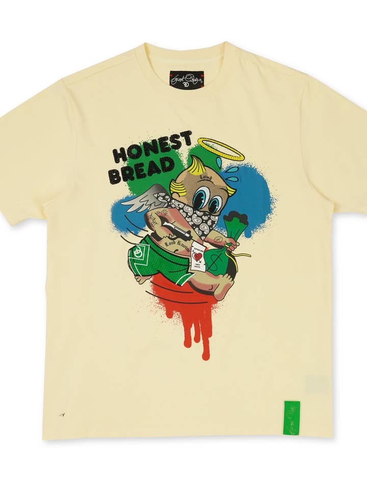F144 Frost Honest Bread Tee - Natural for wholesale by Frost Originals
