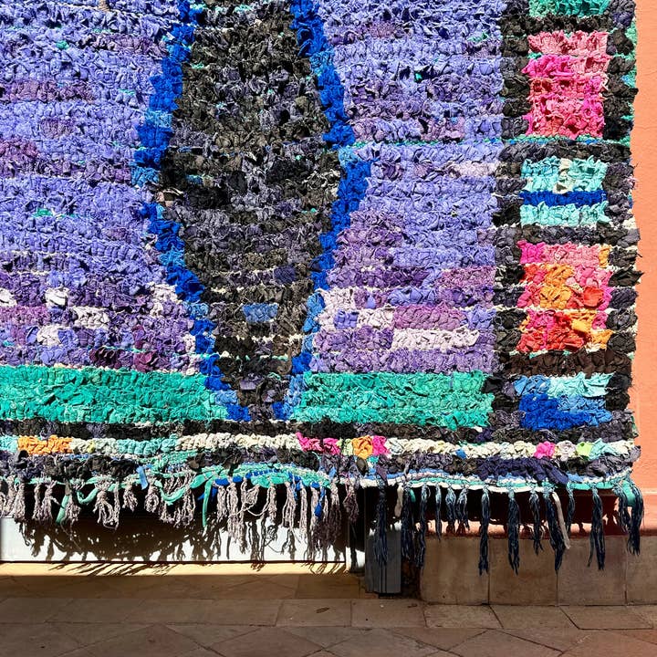 SOUK in the CITY - Wholesale Vloerkleed - NEON Boucherouite vloerkleed 2,50 m x 1,20 m1