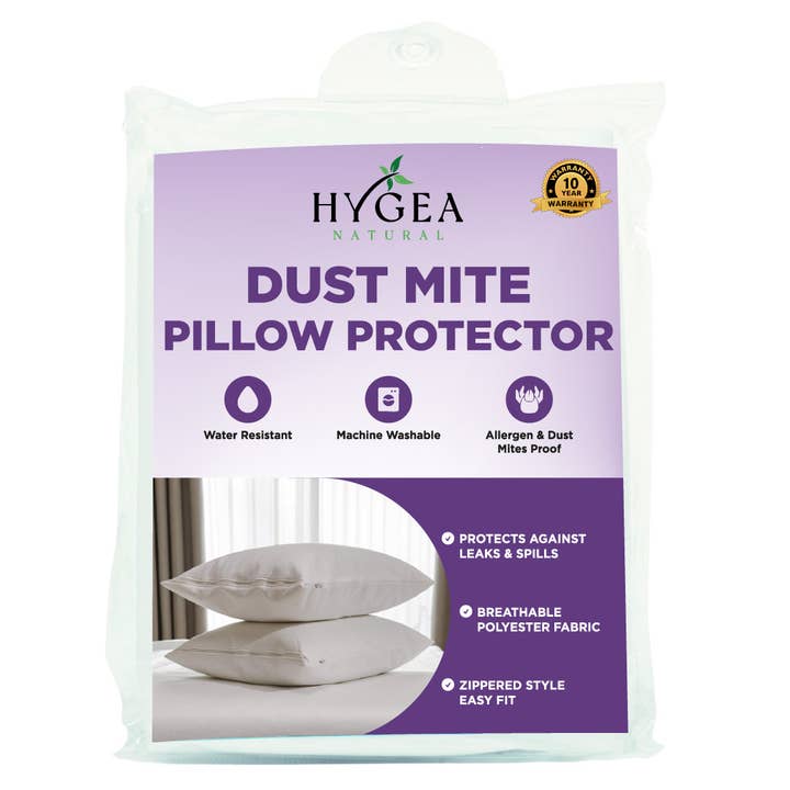 Hygea Natural Dust Mite Pillow Protectors for wholesale by Hygea Natural