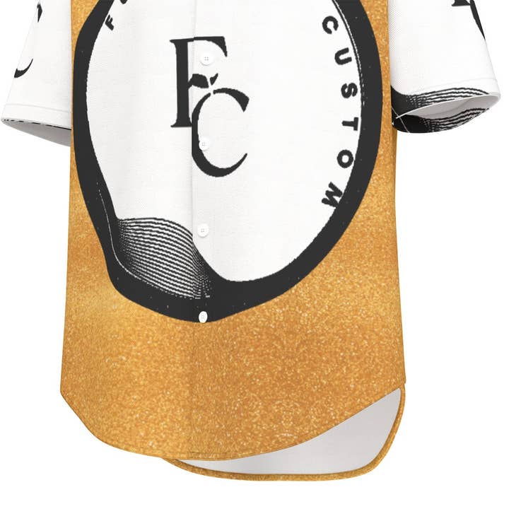 Maglia da baseball a manica corta da uomo con stampa integrale per la vendita all'ingrosso da parte di fullbreedcustom