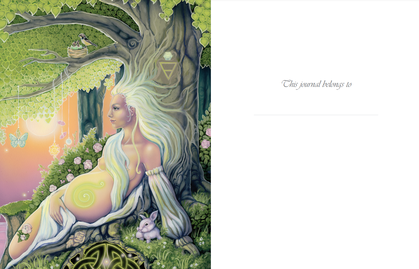 Cardshouse - Wholesale Journal/Diary - Divinity Journal Blue Angel1