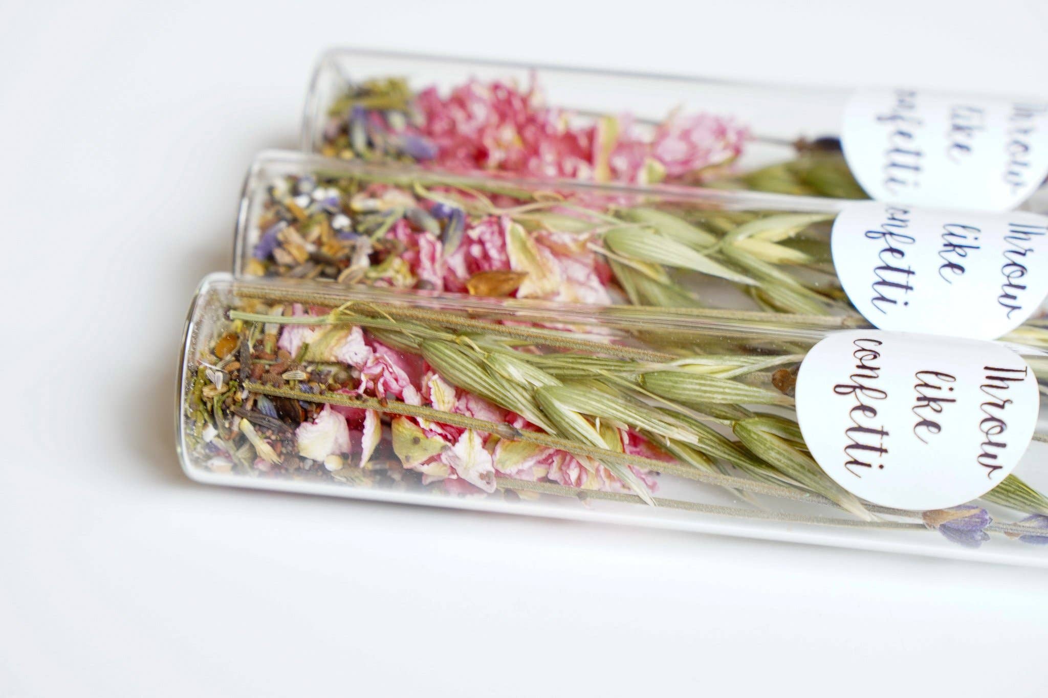 Poca Ceramics – wholesale Dried/pressed flowers – Glass tube with dried flowers4