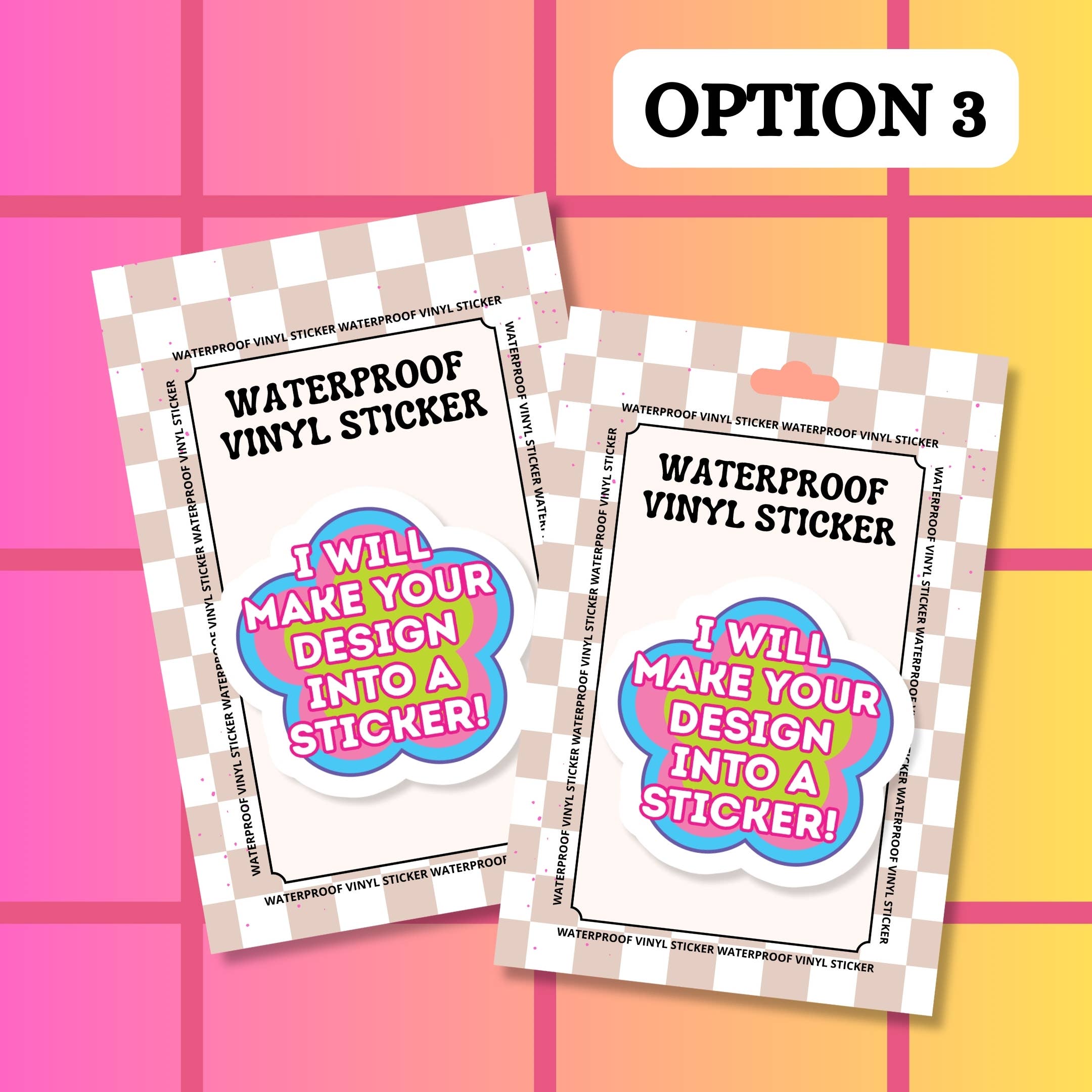 Stickers+ X Ashley Bexar - Wholesale Sticker - Custom Waterproof Vinyl Sticker (Your Design)4