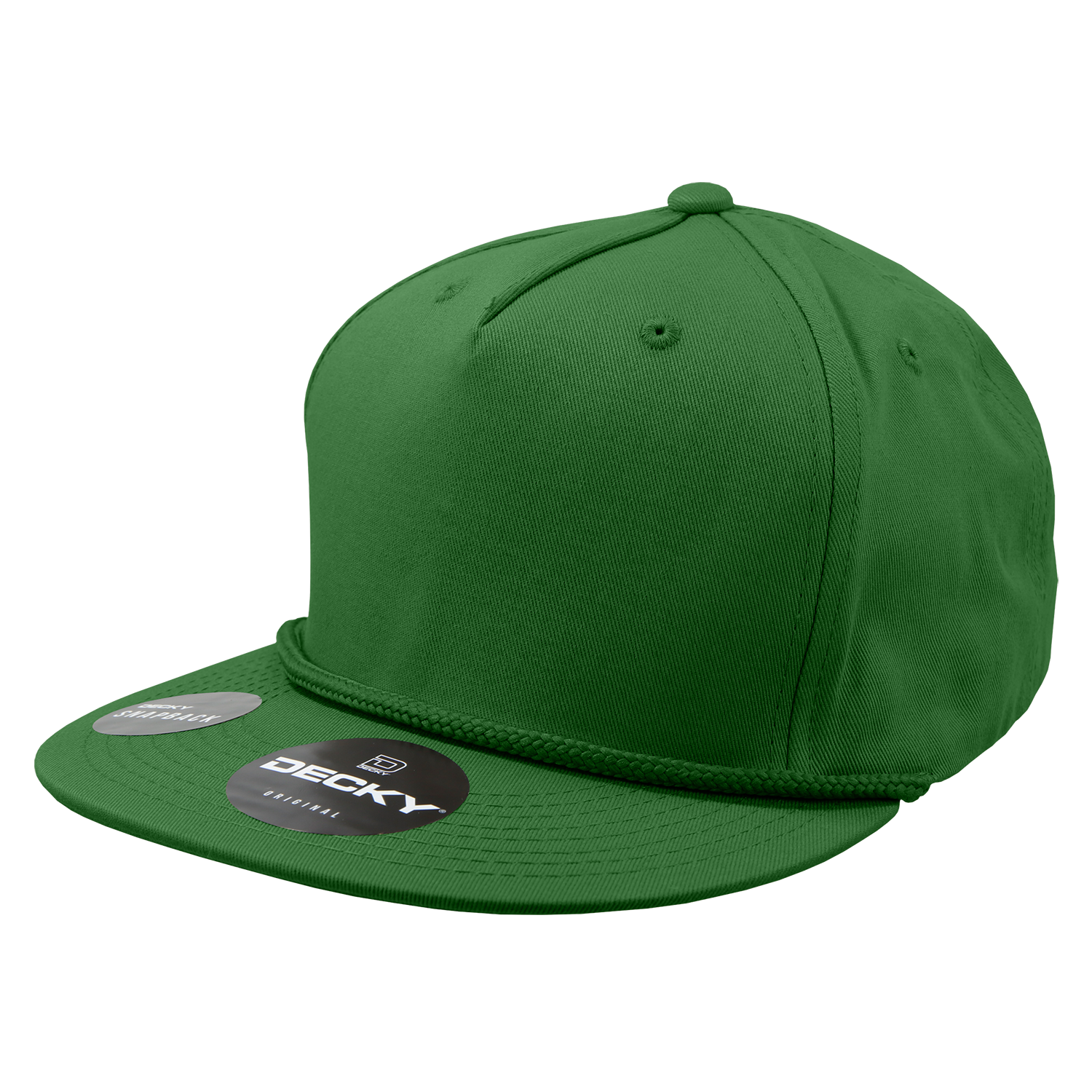 The Park Wholesale - Wholesale Flat-brimmed cap – Men's - Decky 1041 - Classic Flat Bill Golf Hat with Rope, Snapback38