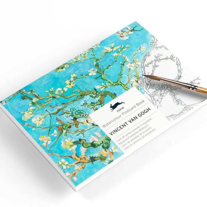 Vincent Van Gogh Akvarellvykortbok för wholesale av Pepin Press