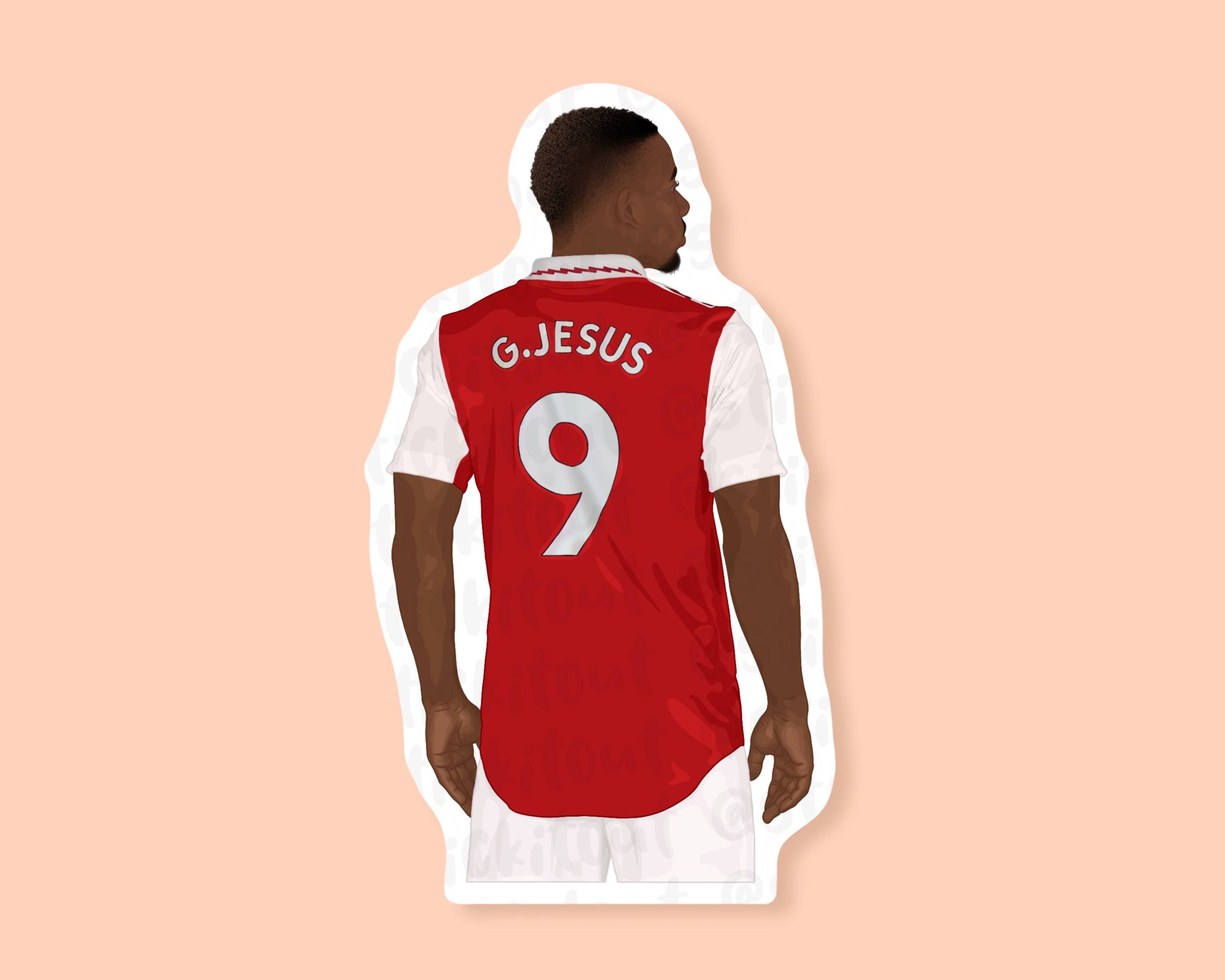 Stick It Out - Wholesale Sticker - Gabriel Jesus Arsenal FC Vinyl Sticker0