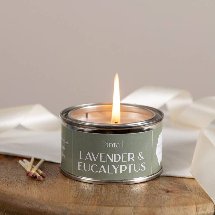 Lavender & Eucalyptus Paint Pot for wholesale by Pintail Candles | Avalon Home