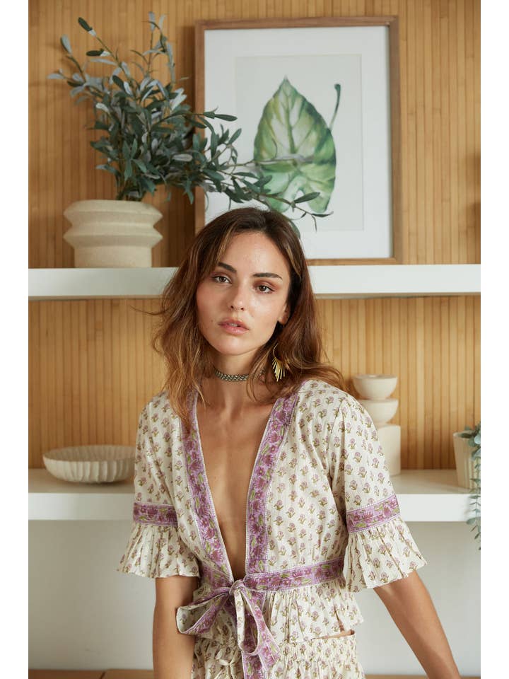 The Fox and The Mermaid - Wholesale Top & Skirt Set - Women's - Lurex Top and Skirt: Matching Set (Adya)