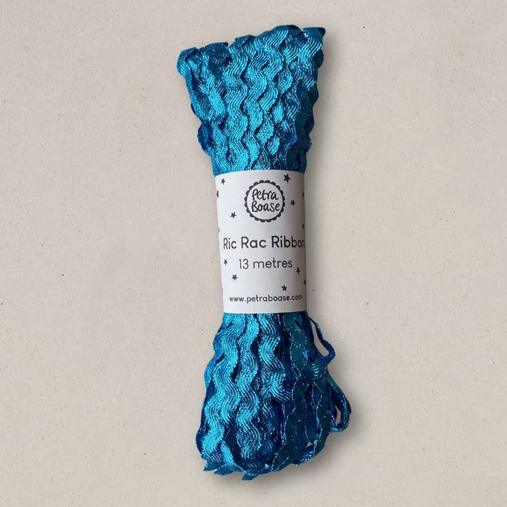 Ric Rac Ribbon 13m (Pack of 6) - Turquoise for wholesale by Petra Boase Ltd (US Duties Paid)