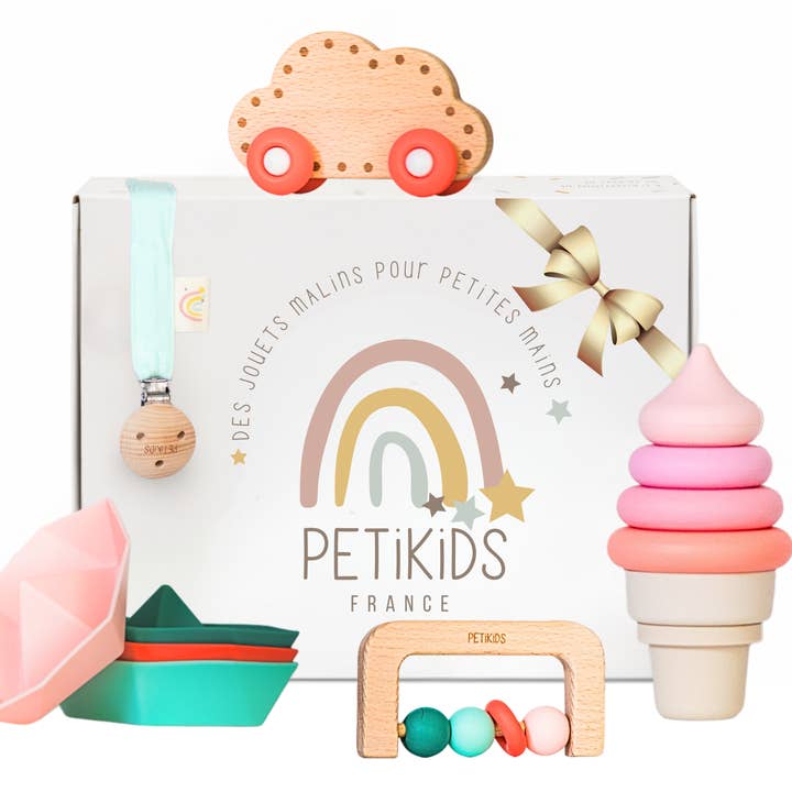 Montessori Ontwikkelingsset 3-36 maanden - Geboortegeschenk voor wholesale door PETIKIDS
