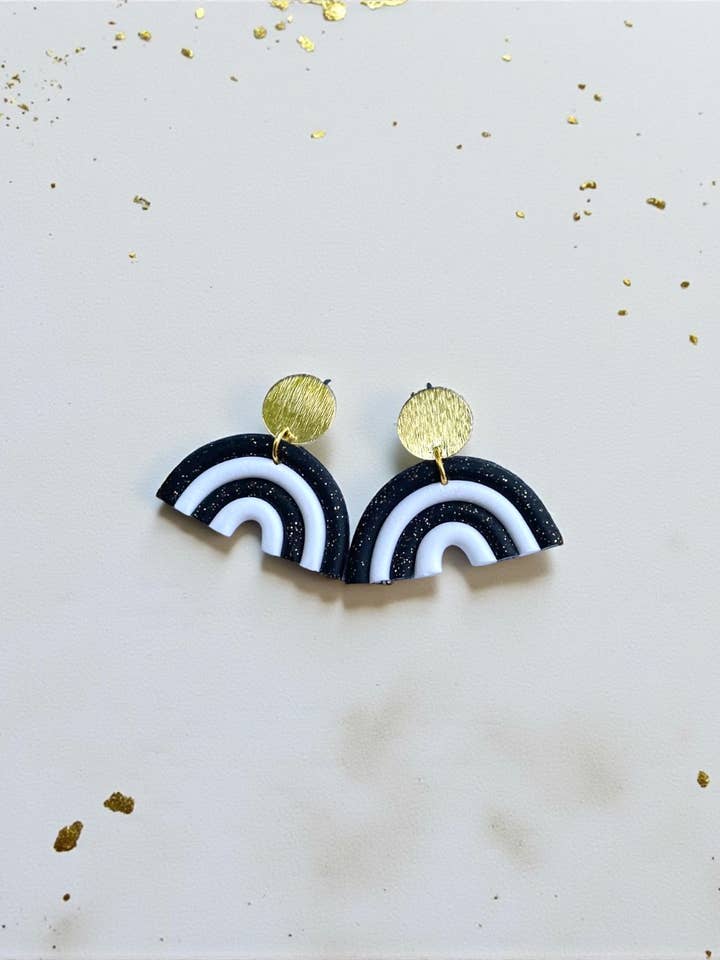 Black and White Rainbow Dangle for wholesale by Clay Dazing