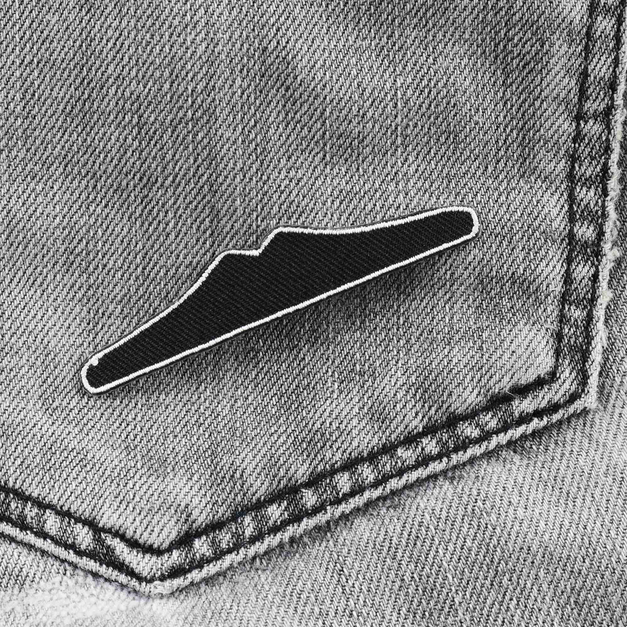 Tribal Trade GmbH - Wholesale Patch - Mustache straight slim mustache patch sticker3