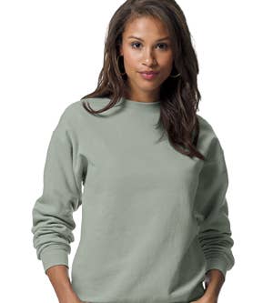 Mad Love Shop - Wholesale Graphic Sweatshirt - Women's - Unisex Sage Fleece Sweatshirt with Pinecone Print2