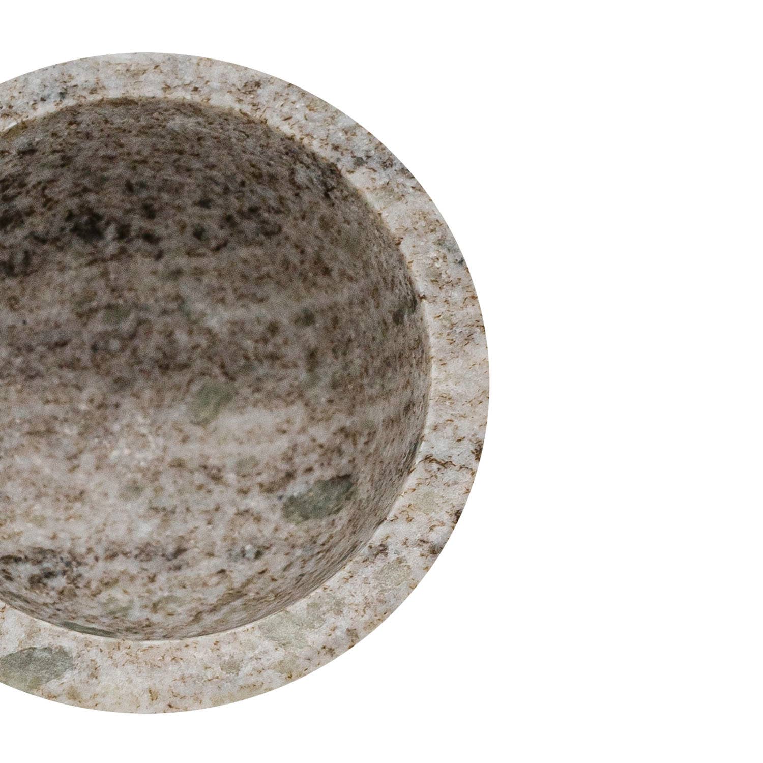 Foreside Home & Garden - Wholesale Mortar & Pestle - Soren Beige Marble Mortar And Pestle Set 23