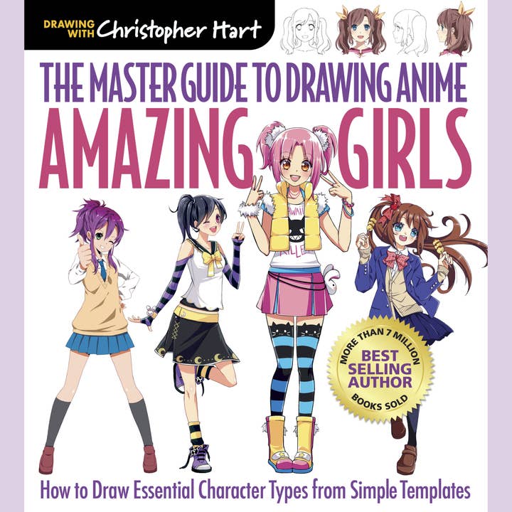 Master Guide to Drawing Anime: Amazing Girls for wholesale by Mixed Media Resources LLC