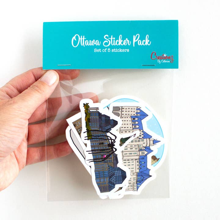 Pack d'autocollants Ottawa pour la vente par Creationzbycatherine Catherine